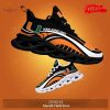 Miami Hurricanes Black and White Max Soul Sneaker Shoes