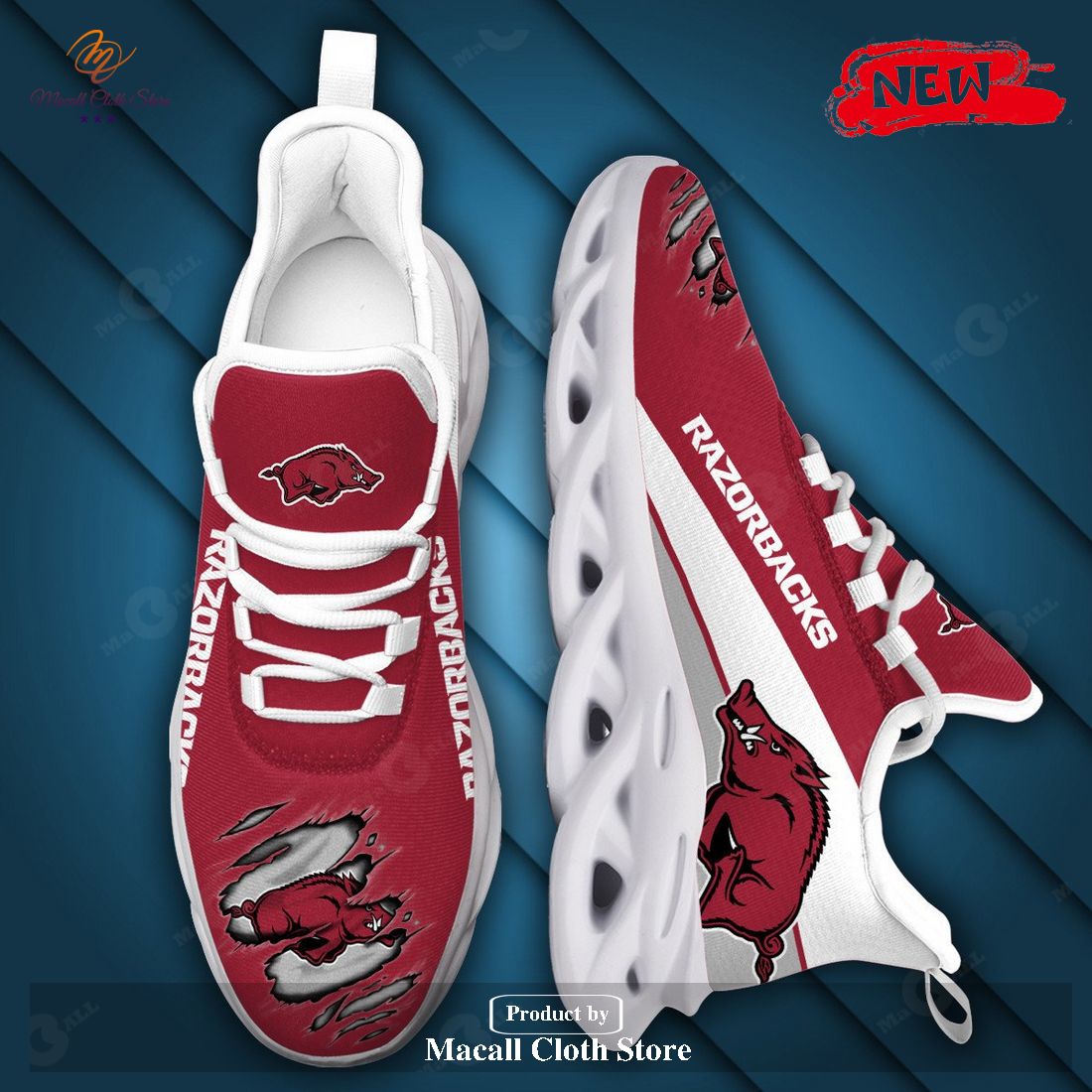 NCAA Arkansas Razorbacks Premium Shoes Gift For Sport Lovers Max Soul Sneaker Shoes