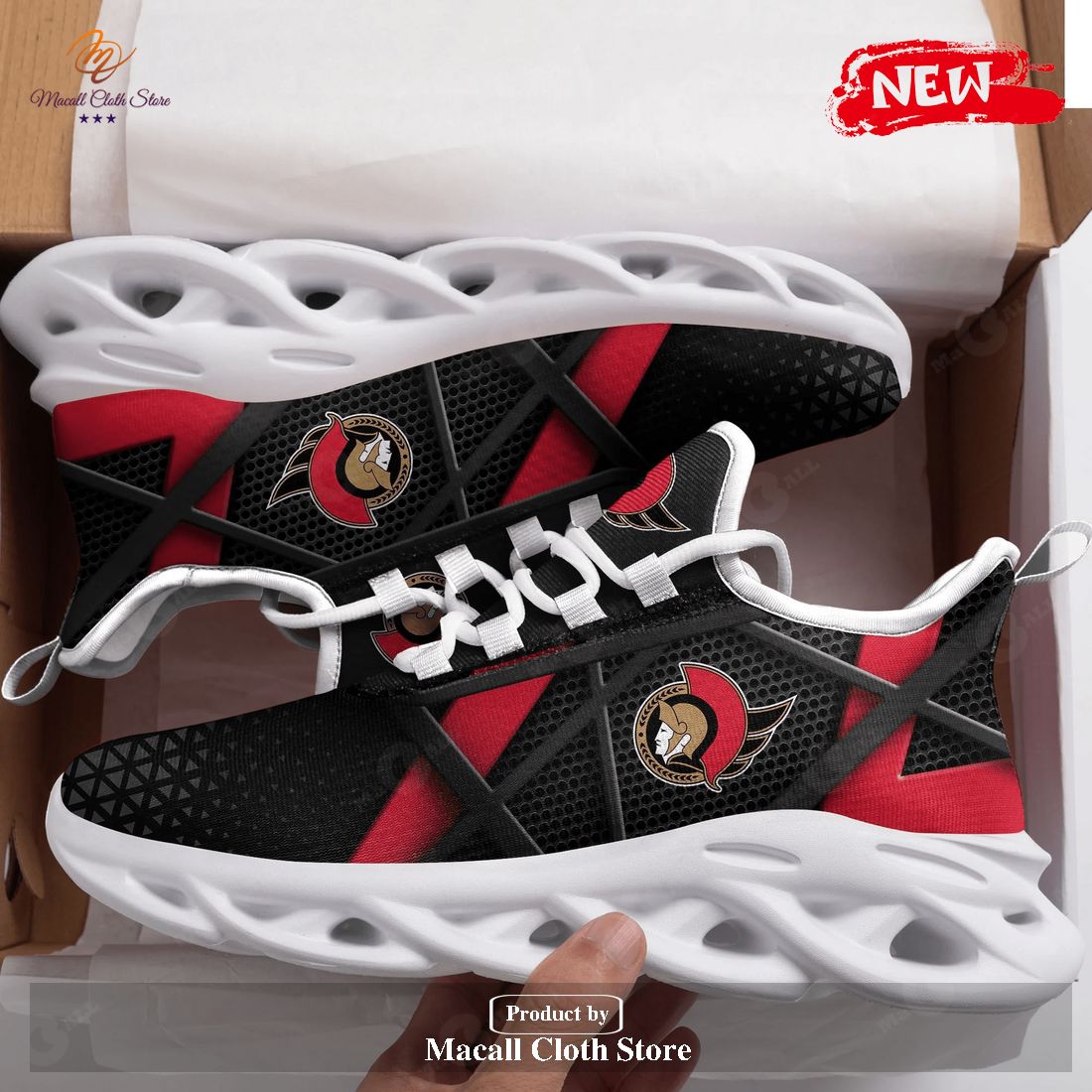 Ottawa Senators Running Sports Shoes For Men Women Max Soul Sneaker Shoes -  Macall Cloth Store - Destination for fashionistas