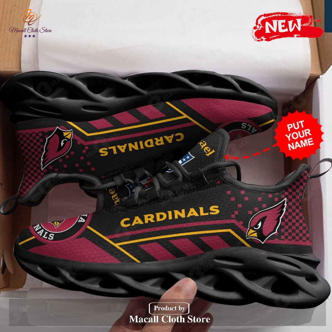 Arizona Cardinals Alexander Mcqueen Style Shoes & Sneaker