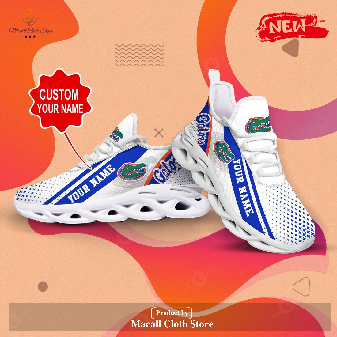 Personalized Name Florida Gators New Trending Gift For Sport Lovers Max Soul Sneaker Shoes