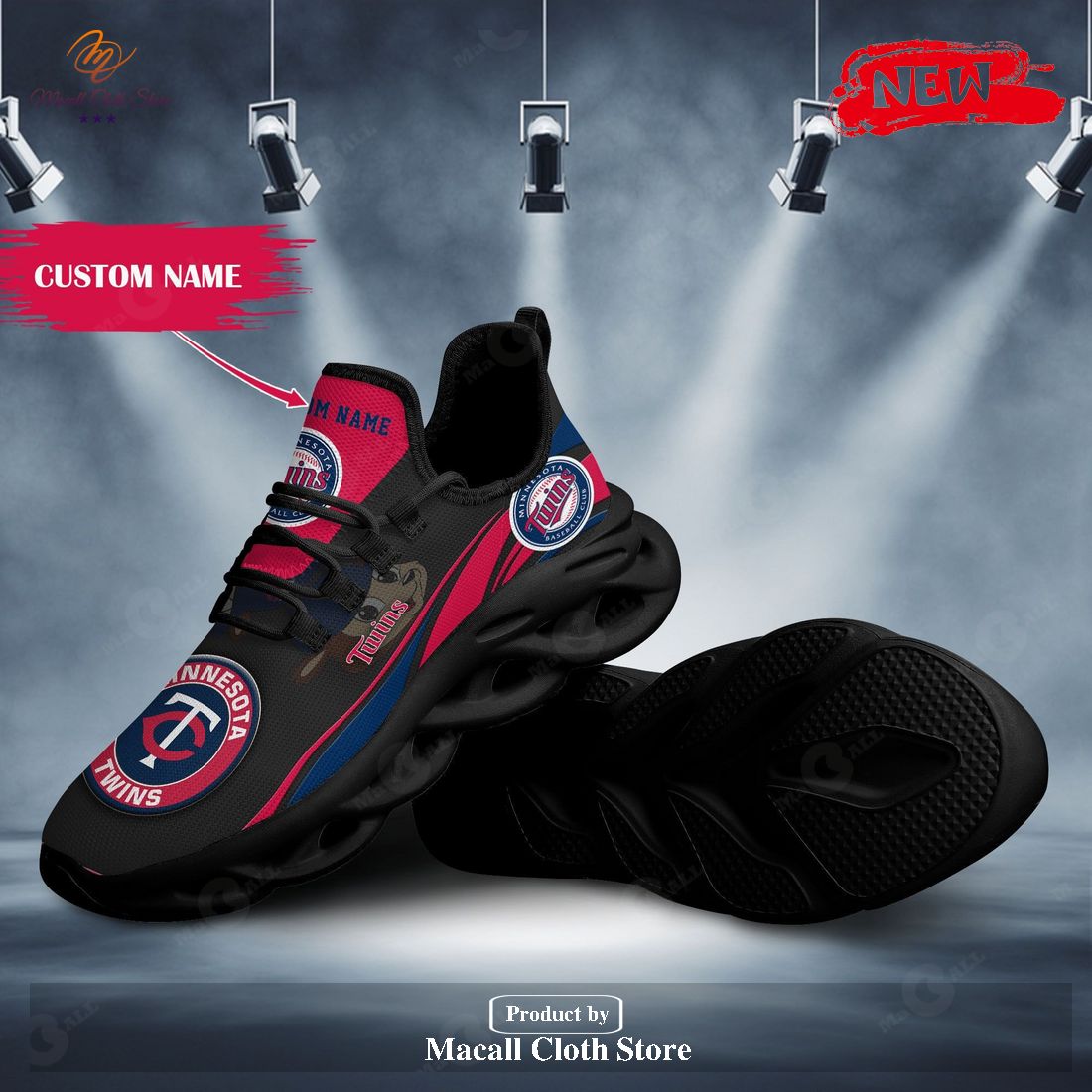 Minnesota Twins MLB Max Soul Shoes