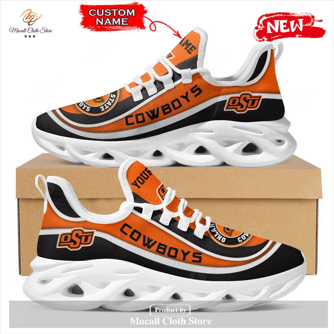 Custom Name Cleveland Browns Personalized Max Soul Shoes