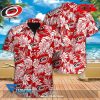 Calgary Flames NHL Tropical Leaves Design For Fans Hawaiian Shirt and Short