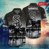 Chicago Cubs MLB Tropical Coconut Tree Sunset Design Hawaiian Shirt and Short