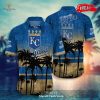 Los Angeles Angels MLB Tropical Coconut Tree Sunset Design Hawaiian Shirt and Short
