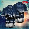 New York Rangers NHL Tropical Leaves Design For Fans Hawaiian Shirt and Short
