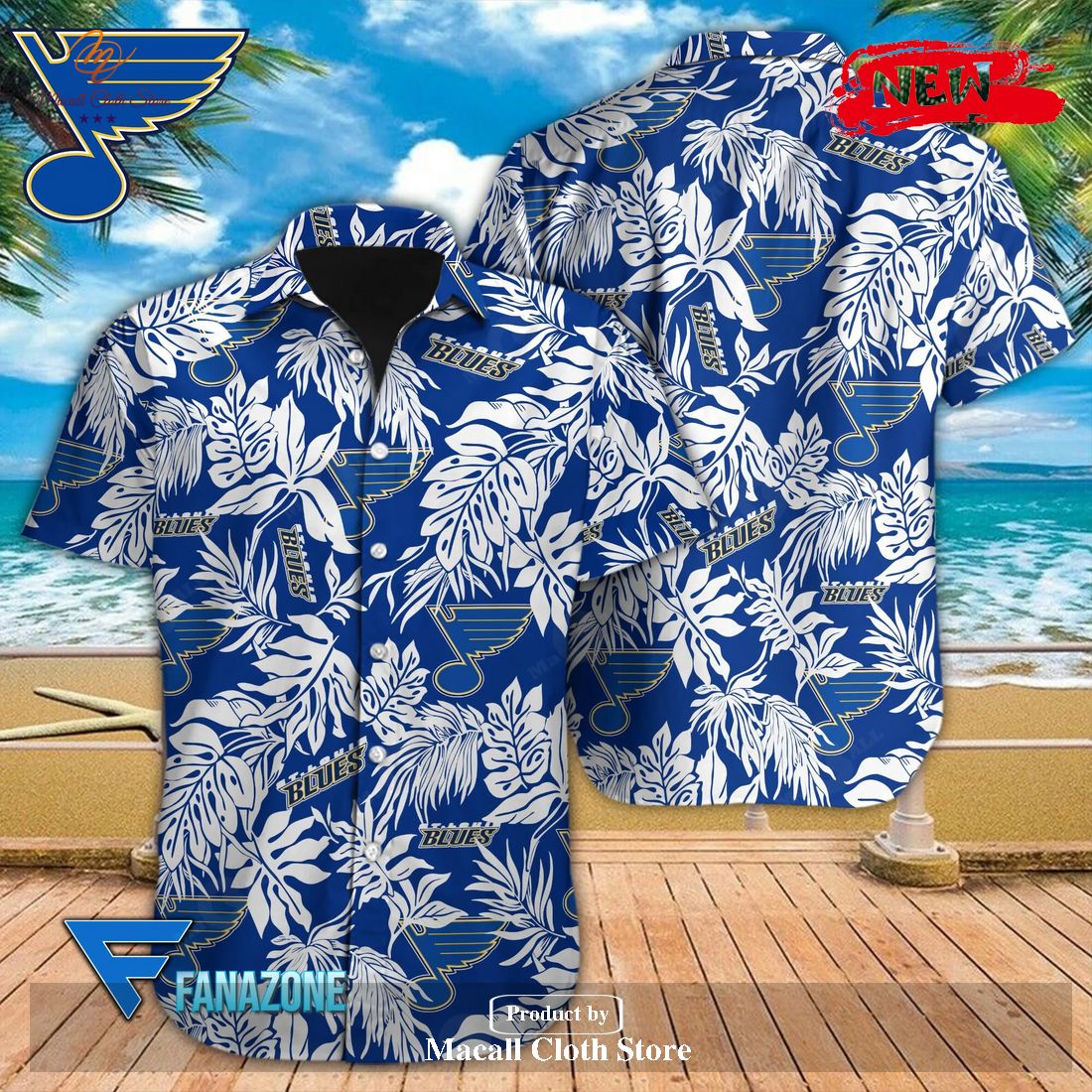 St. Louis Blues NHL Trending Hawaiian Shirt And Shorts For Fans -  Freedomdesign