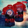 Washington Capitals NHL Tropical Leaves Design For Fans Hawaiian Shirt and Short