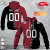 Personalized NFL Atlanta Falcons Mix Jersey Special Design Hoodie Sweatshirt 3D