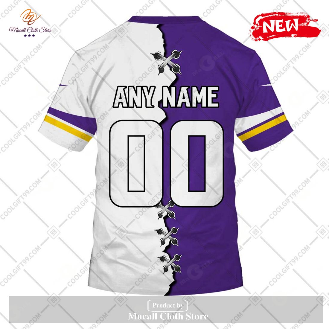 Personalized NFL Minnesota Vikings Mix Jersey Special Design Hoodie Sweatshirt 3D Personalized NFL Minnesota Vikings Mix Jersey Special Design Hoodie Sweatshirt 3D