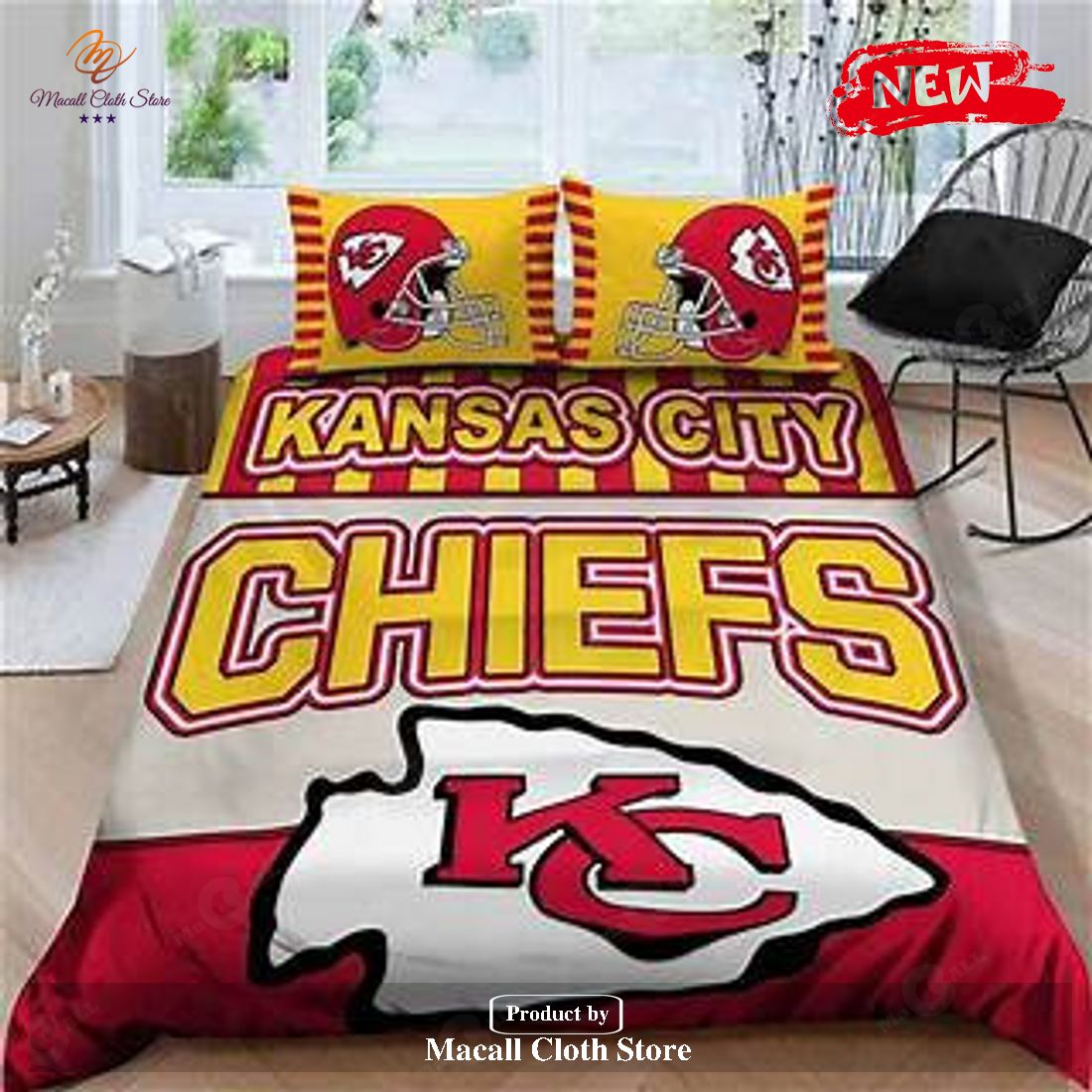 Kansas City Chiefss Quilt Bedding Sets Luxury Brand For Bedroom Kansas City Chiefss Quilt Bedding Sets Luxury Brand For Bedroom