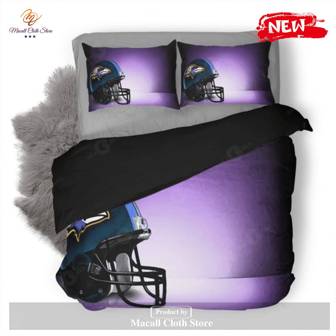 NFL Baltimore Ravens Quilt Bedding Sets Luxury Brand For Bedroom NFL Baltimore Ravens Quilt Bedding Sets Luxury Brand For Bedroom