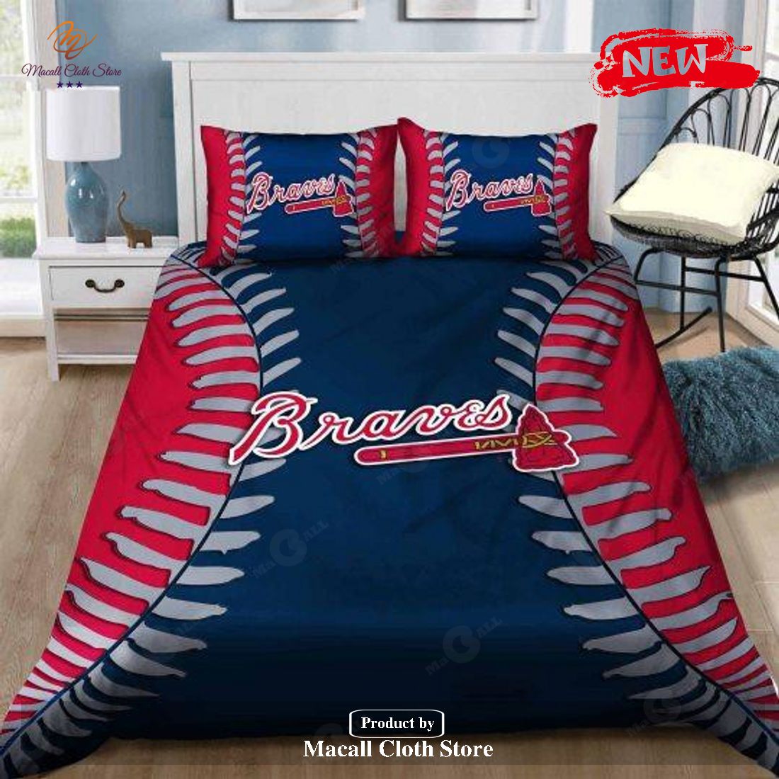 Atlanta Braves B180961 Bedding Set