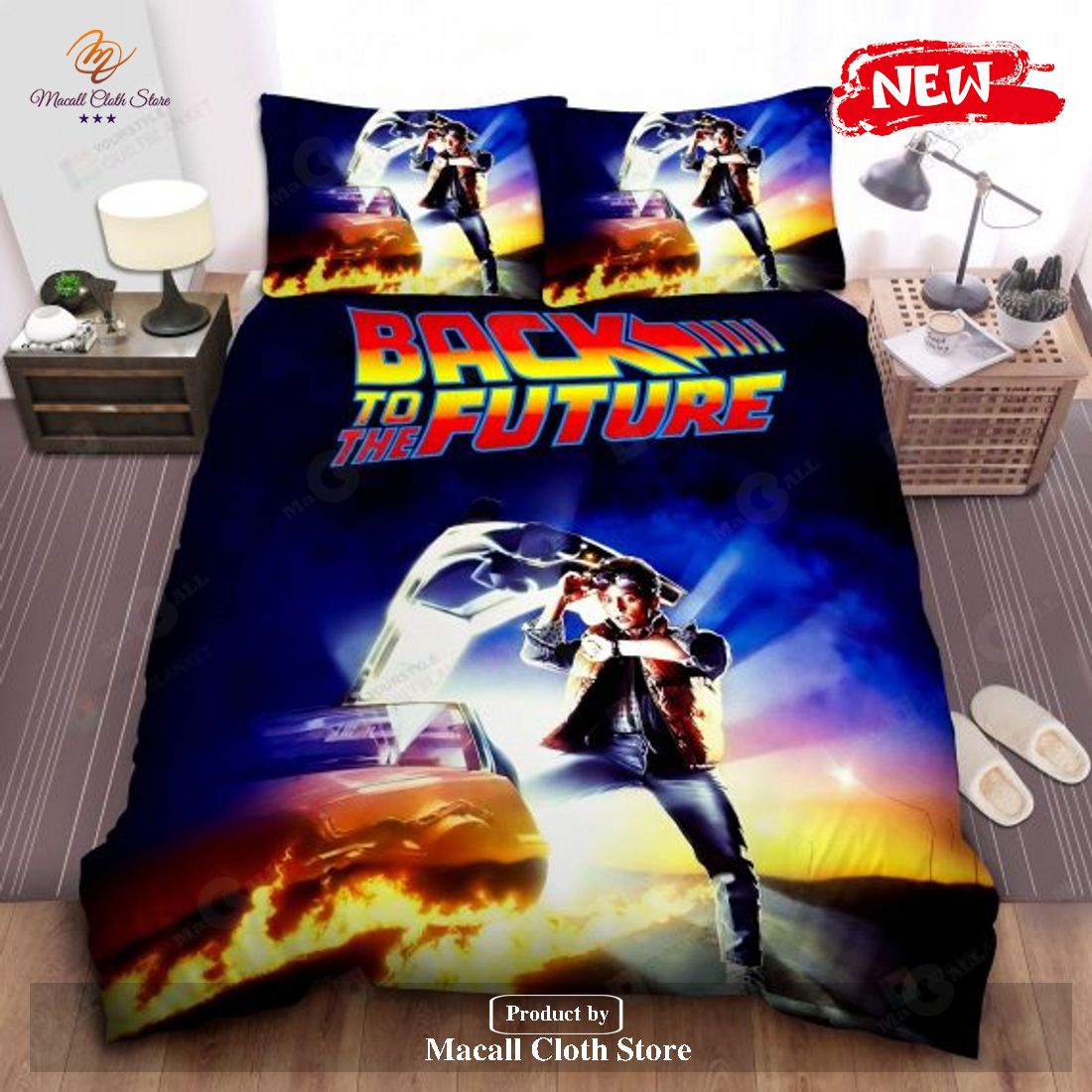 Back To The Future Movie Poster Bed Sheets Spread Comforter Duvet Cover Bedding Sets