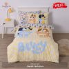 Bluey Family Photograph Bed Sheets Spread Duvet Cover Bedding Sets
