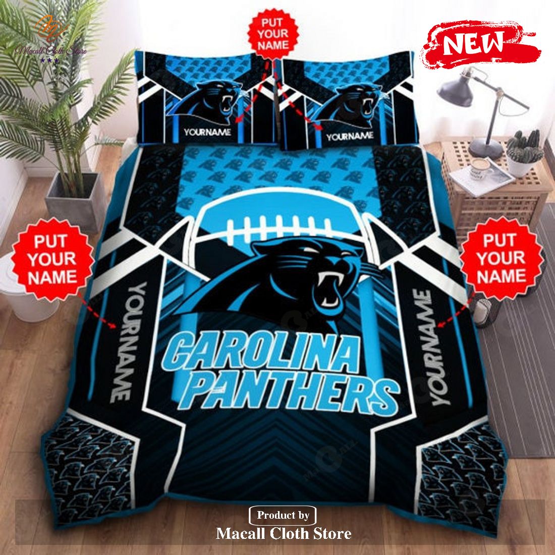 Carolina Panthers Bedding Sets 1643