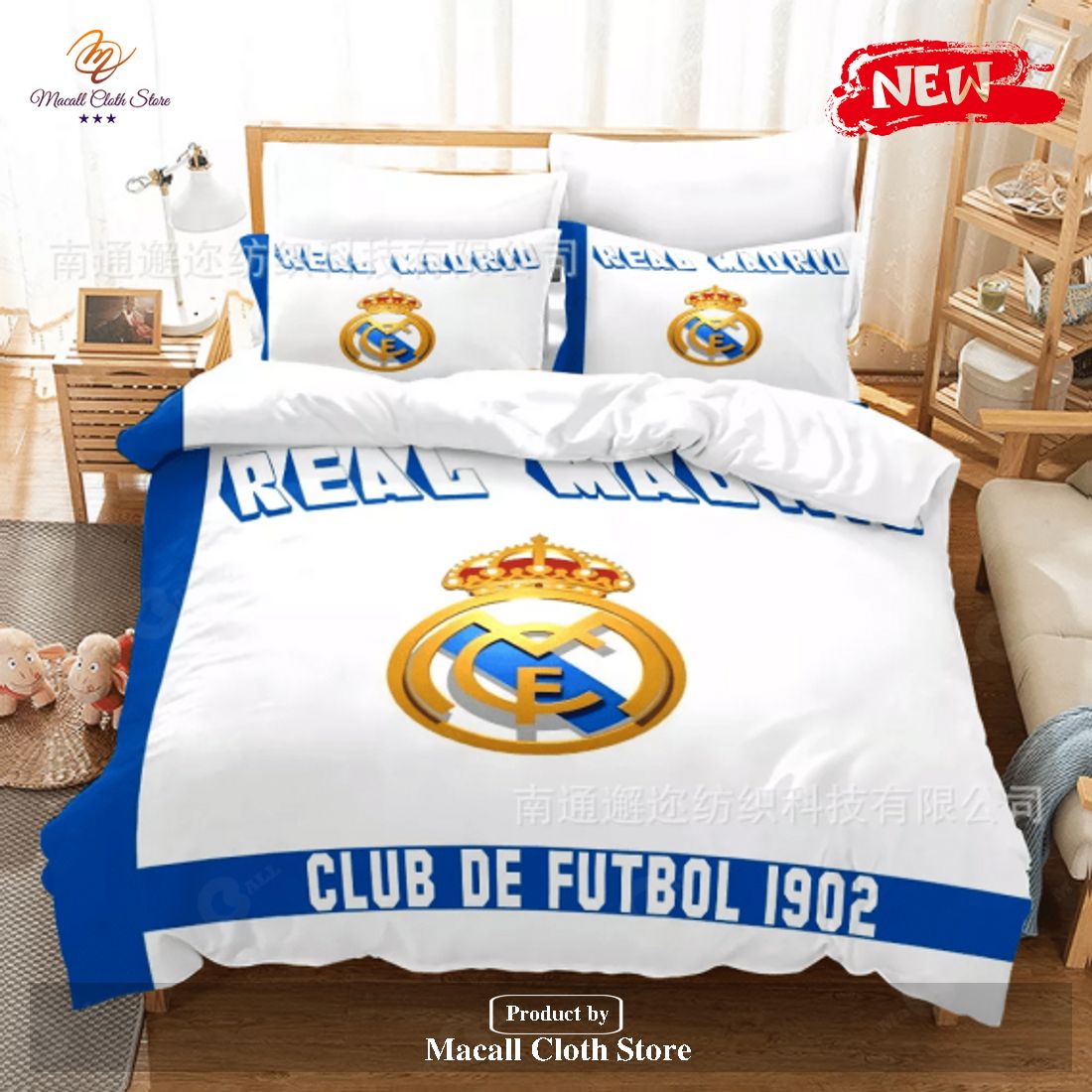 LV LUXURY -Printed 4pcs Duvet Set - (Double Size)