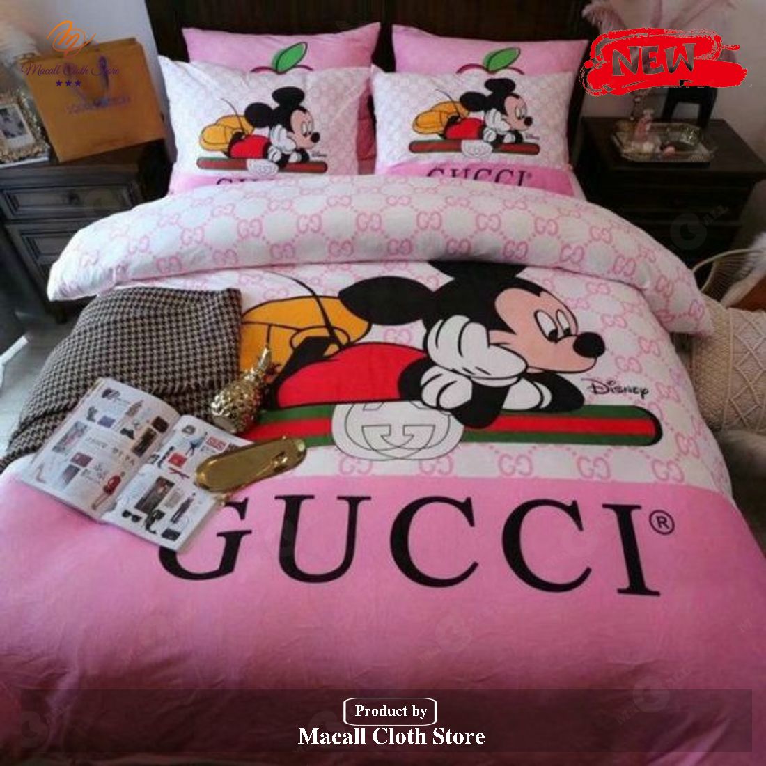 Luxury Gc Gucci Mickey Bedding Sets Luxury Brand