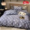 Luxury LV Louis Vuitton Logo Bedding Set Set Bedroom Set LV Bedding Set