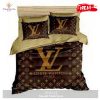 LV 02 Bedding Sets Bedroom Luxury Brand Bedding