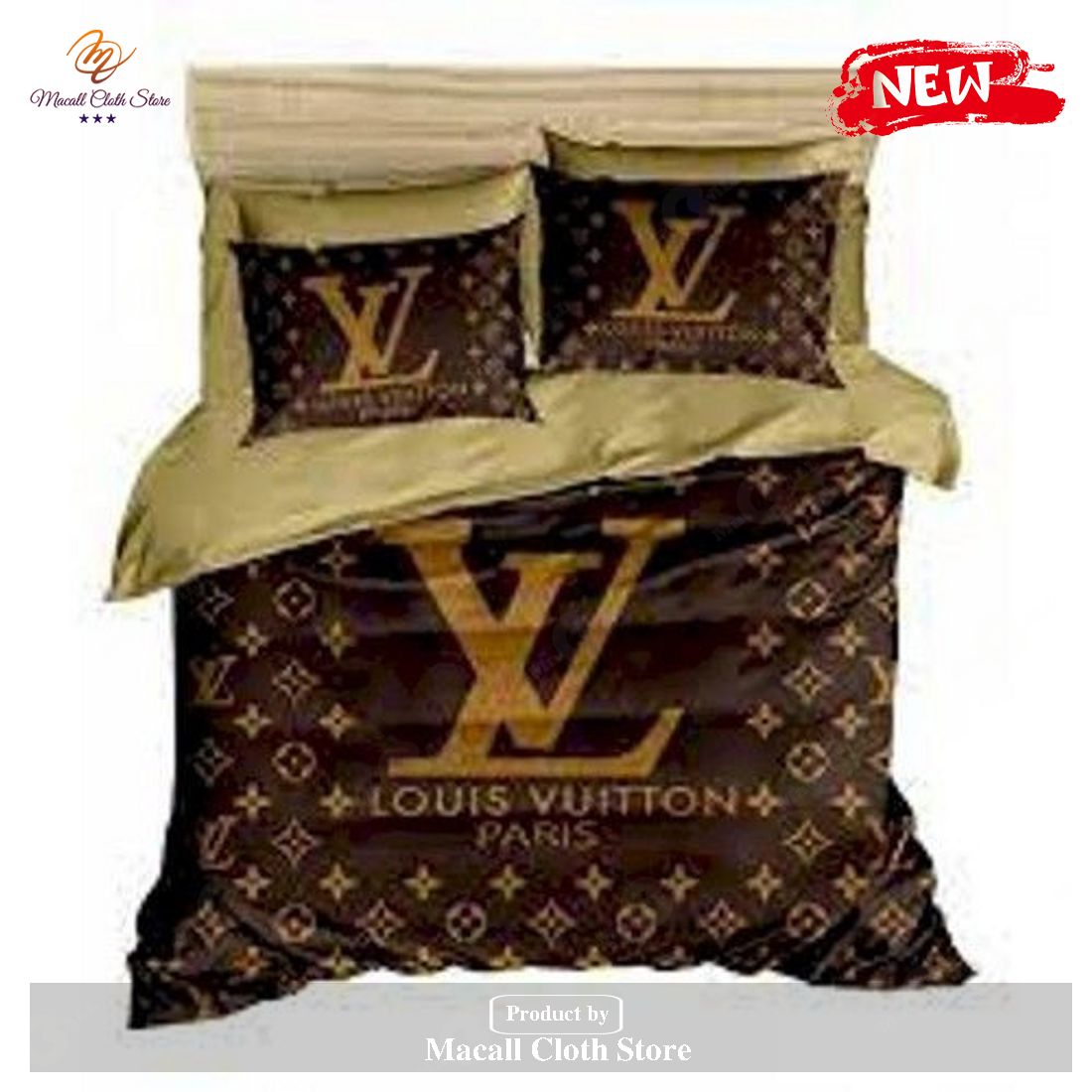 LV 03 Bedding Sets Bedroom Luxury Brand Bedding