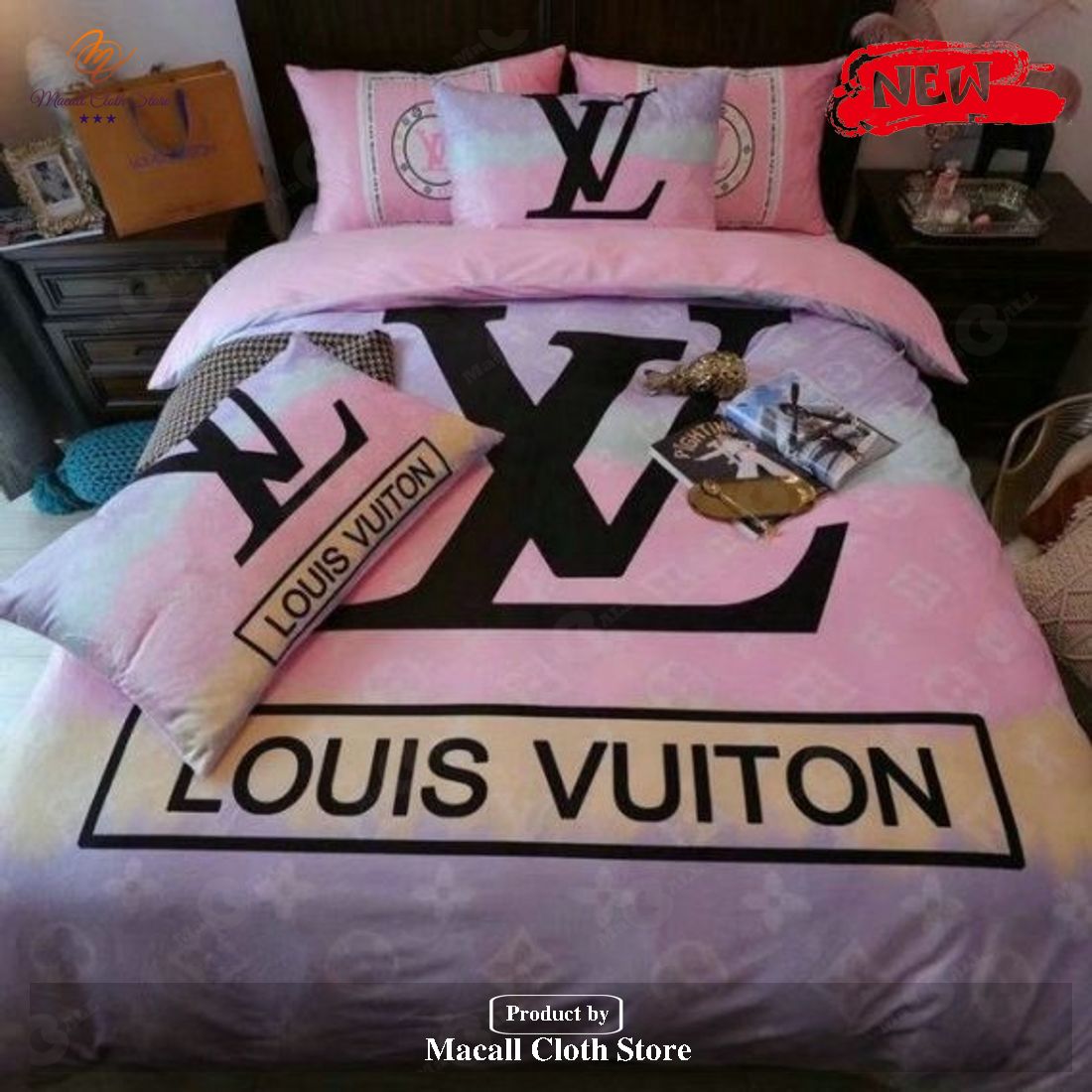 LV Type 74 Bedding Sets LV Luxury Brand Bedding