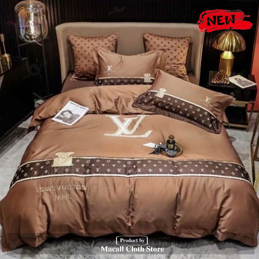LV Bedding Sets Duvet Cover LV Bedroom Sets Luxury Brand Bedding