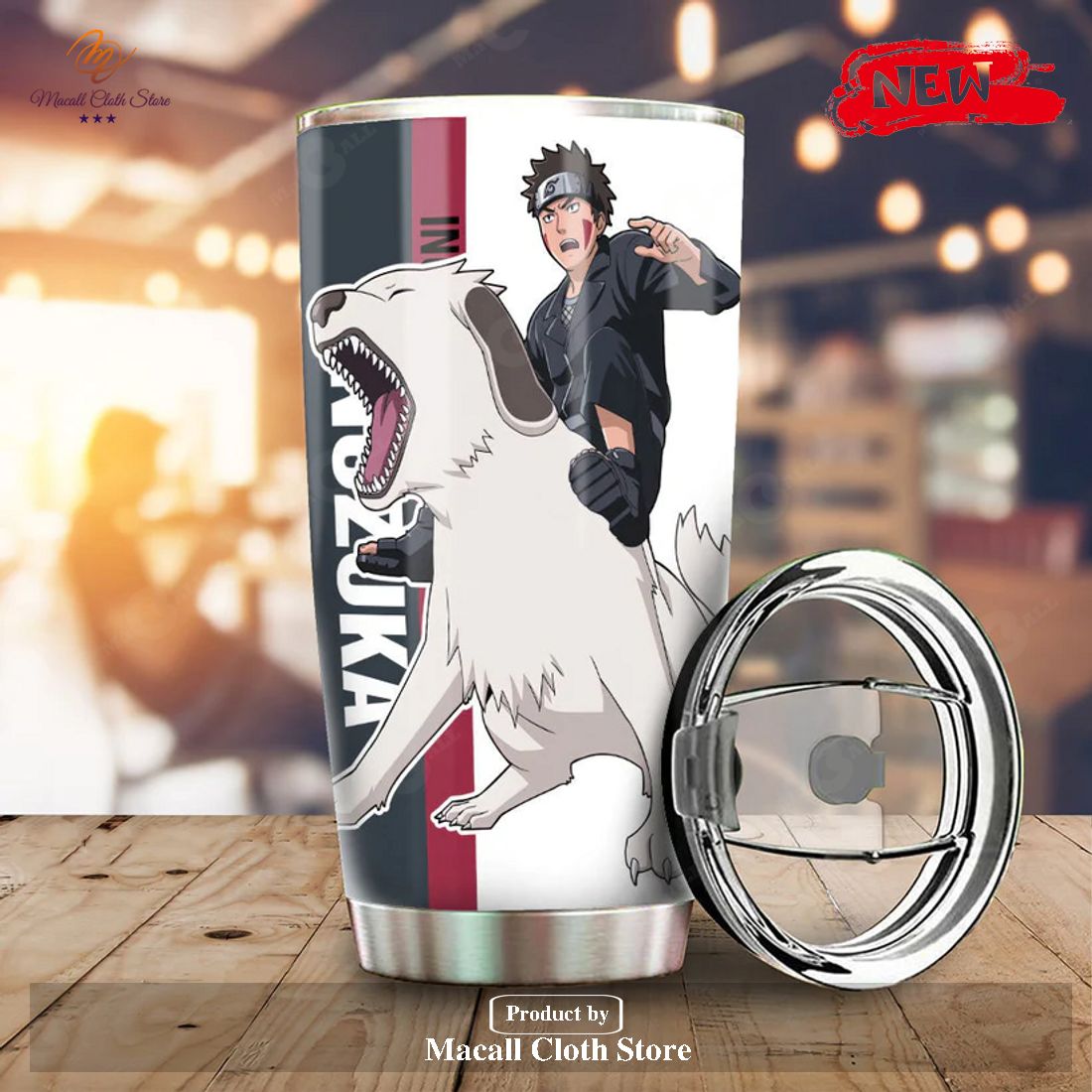 Inuzuka Kiba Tumbler Cup Naruto Anime Tumbler