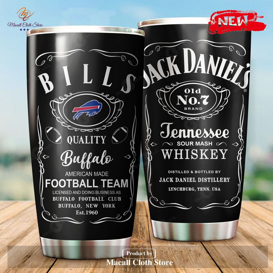 Luxury Buffalo Bills Jack Daniel's For Fan Tumbler Luxury Buffalo Bills Jack Daniel's For Fan Tumbler