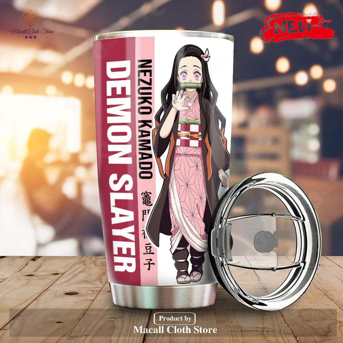 Personalized Name Nezuko Kamado Demon Slayer Tumbler Cup