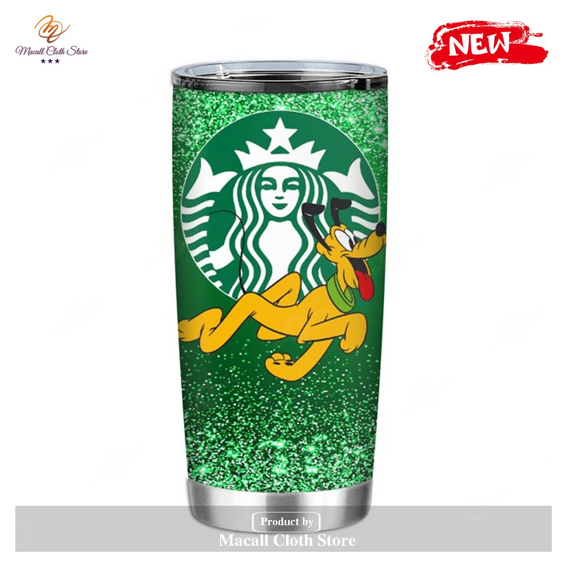 Pluto Starbucks Coffee Green Design Disney Tumbler Pluto Starbucks Coffee Green Design Disney Tumbler