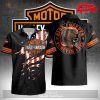 Ripped American Flag HDM Skull For Summer Hawaiian Shirt and Short