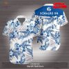 Skull On Dark Blue Fire HDM For Summer Hawaiian Shirt and Short