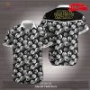 Spider Web Goth Tropical Summer Hawaiian Shirt and Short