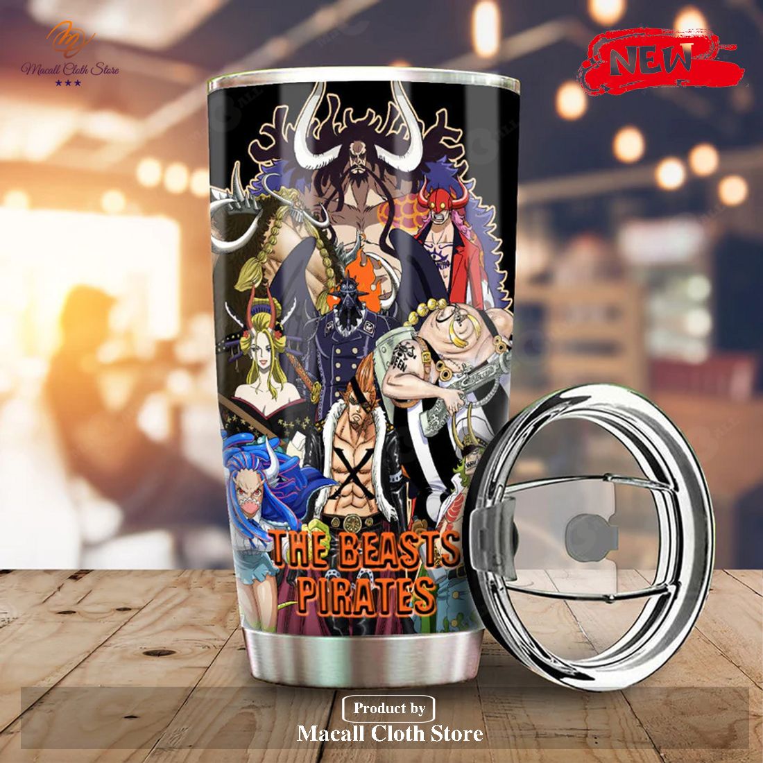Beasts Pirates Tumbler Cup Custom One Piece Anime