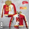 Personalized AHL Charlotte Checkers Mix Jersey Design Hoodie Sweatshirt 3D