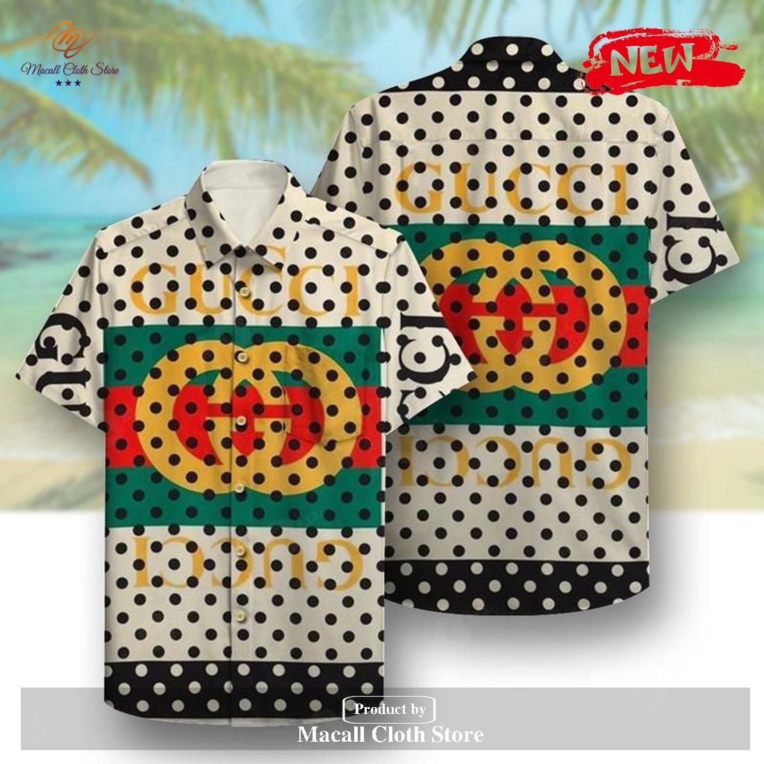 GC Luxury Clothing Clothes Outfit Gucci For Men Women Hawaiian Shirt and Short