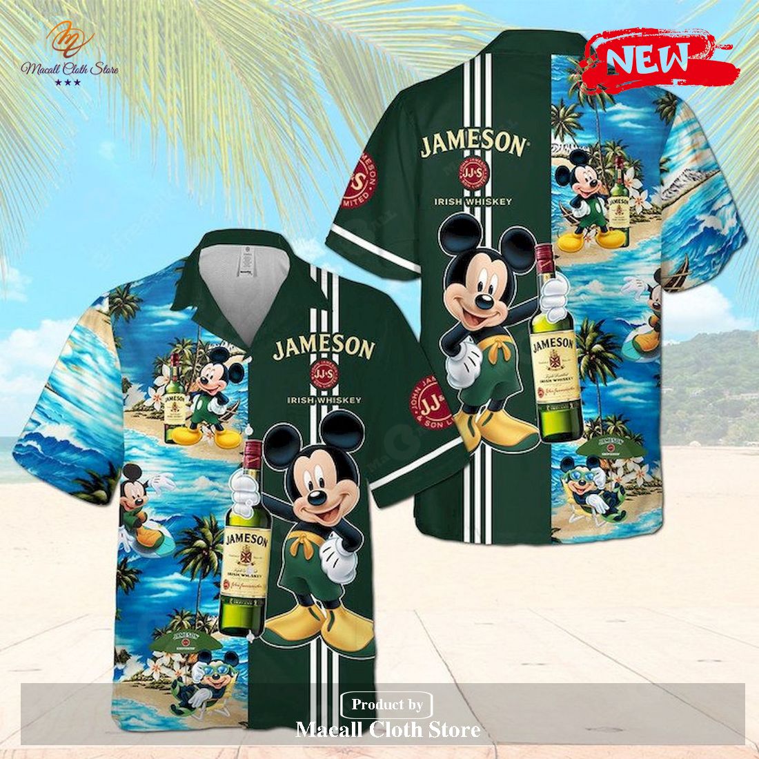 Jameson Irish Mickey Mouse Hawaii Shirt Beach Shorts Set Disney Gifts  Clothing Clothes For Men - Macall Cloth Store - Destination for fashionistas