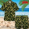 LV Brown Louis Vuitton Hawaii Shirt and Short Set LV Luxury Clothing Clothes Outfit For Men