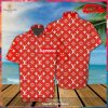 LV Supreme Hawaii Shirt Shorts Set Luxury Beach Clothing Clothes Outfit For Men
