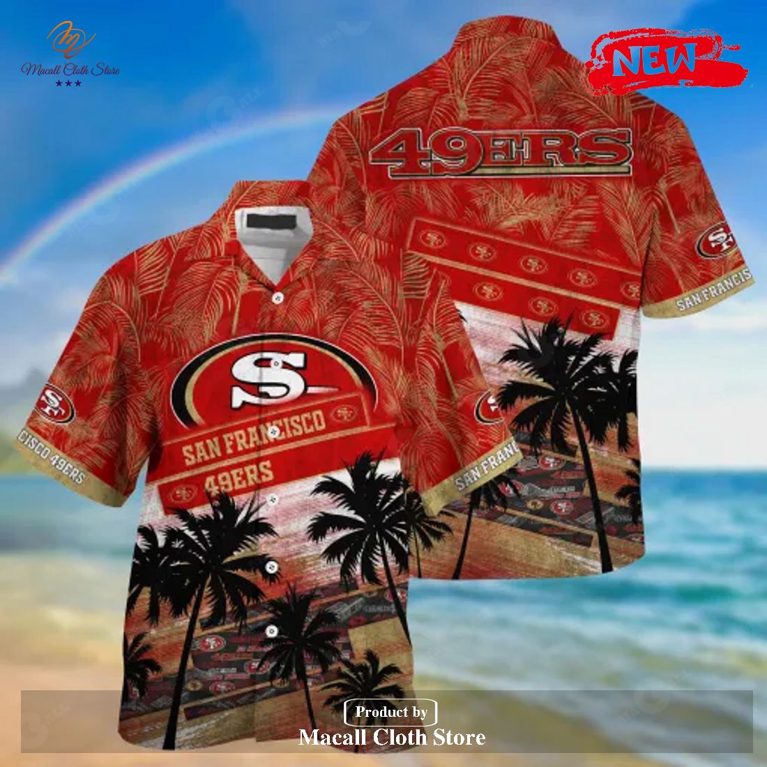 San Francisco 49ers Sport Team NFL Polynesian Pattern Hawaiian Shirt And  Shorts - Freedomdesign