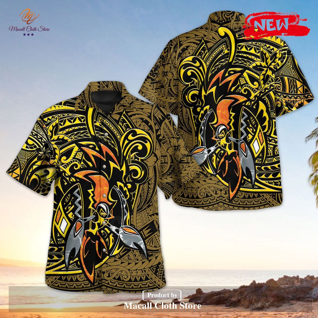 Tapu Koko Polynesian Premium Design Hawaiian Shirt and Short - Macall ...