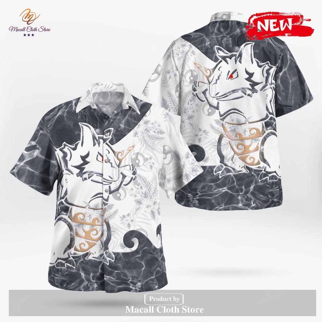 Tribal Rhydon Ver 2 Design Hawaiian Shirt and Short Tribal Rhydon Ver 2 Design Hawaiian Shirt and Short