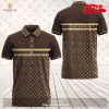 Louis Vuitton Limited Black Strong Luxury Collection Summer 2023 Casual Shirt For Men Polo Shirt