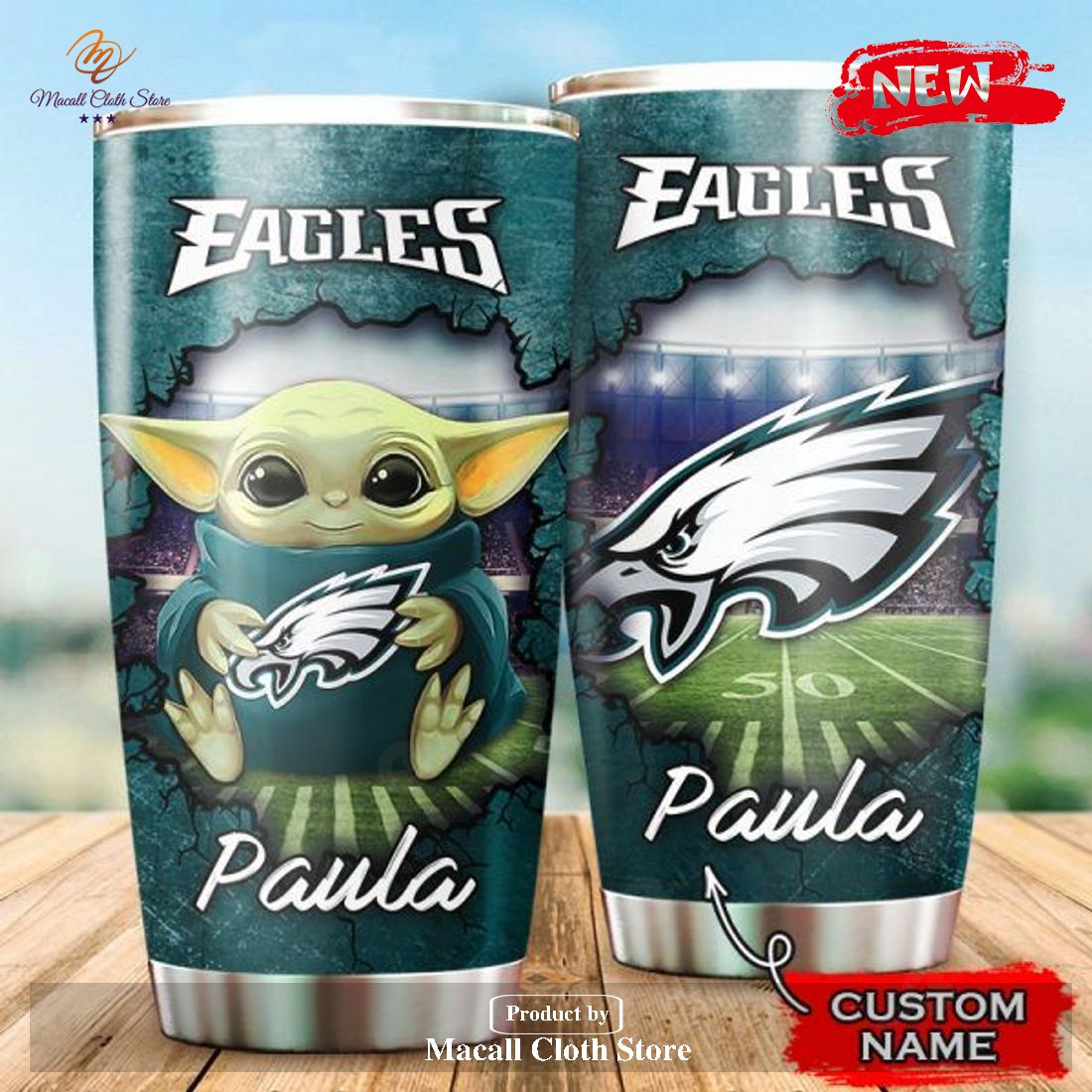 Personalized Philadelphia Eagles Tumbler Tumbler With Lid and Straw Custom  Tumbler Groomsmen Gift Gifts for Him Sports Fan 