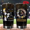 Pittsburgh Steelers Seuss Classic Black Design Gift For Fan Tumbler