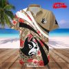 Wright State Raiders NCAA Coconut Tree Tropical Grunge Hawaiian Shirt and Short