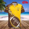 Wyoming Cowboys NCAA Grunge Polynesian Tattoo Hawaiian Shirt and Short