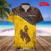 Wyoming Cowboys NCAA Flame Ball Hawaiian Shirt and Short
